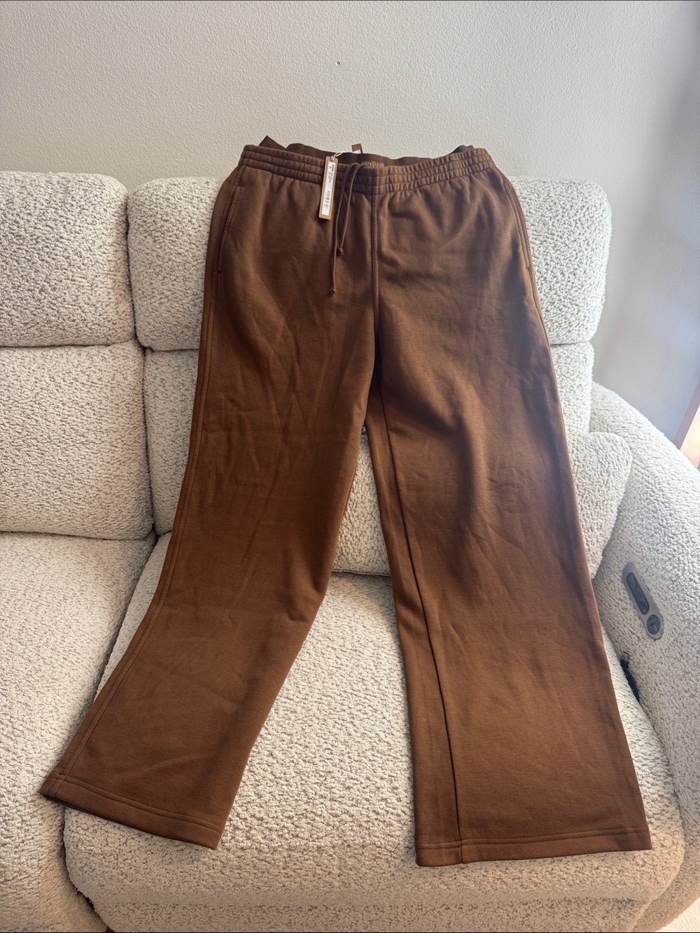 SKIMS Men's Chocolate Brown Drawstring Sweatpants